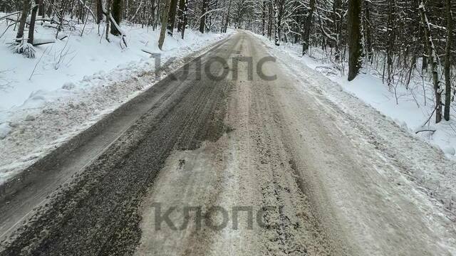 «Не дорога, а взлётная полоса»: после публикации «Клопс» трассу на Переславское почистили три раза 