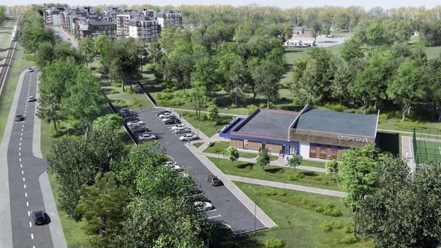 В Светлогорске появится новый жилой квартал и физкультурно-оздоровительный комплекс с теннисными кортами (эскизы)