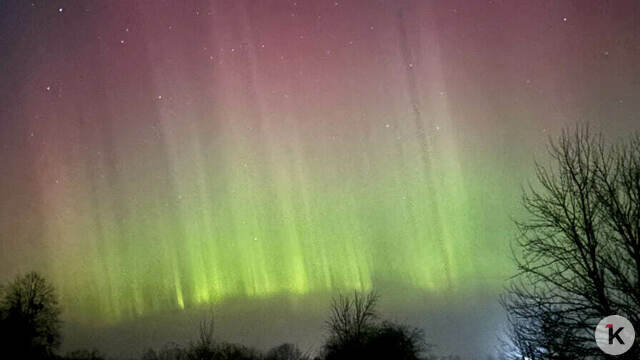 Северное сияние над Калининградской областью: жители сделали десятки ярких фото  
