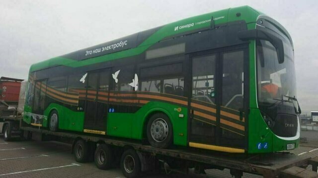 Привезённый в Калининград месяц назад электробус ещё не вышел на линию