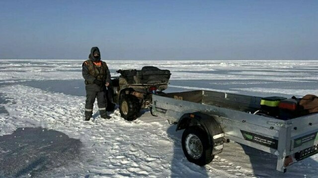 На Калининград надвигаются аномальные морозы, лед на водоёмах крепчает