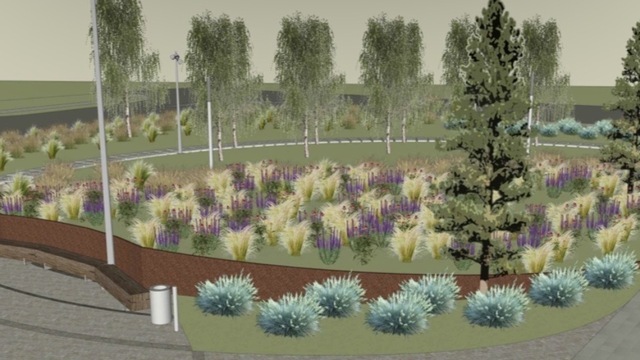 Гранит и сакуры: как будет выглядеть новый сквер на улице Флотской