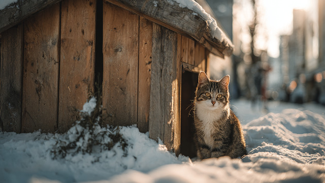 «Невозможно видеть, как брошенная собака ищет тепла»: чем помочь животным в непривычные для Калининграда морозы 