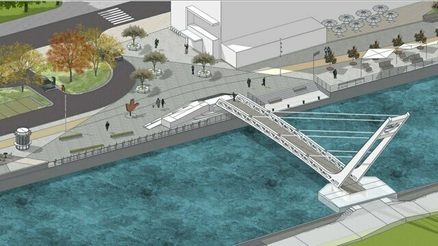 В Калининграде готовят второй этап благоустройства набережной Петра Великого в районе Философского моста