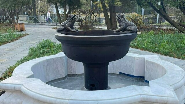 В Светлогорске вокруг ретрофонтана с лягушками обустроят Сквер первых переселенцев 