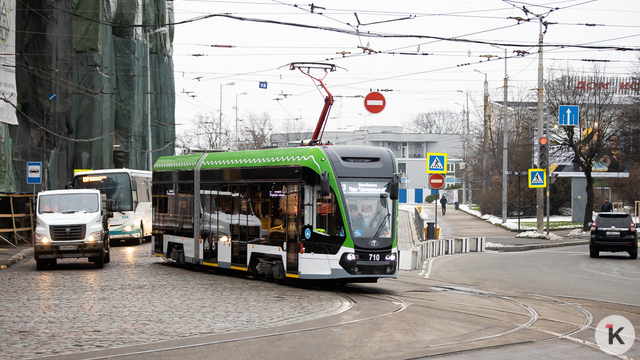 Власти Калининграда не отказались от идеи перенести трамвайные рельсы в конце Ленинского проспекта