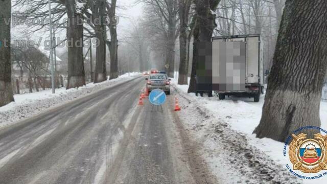 В Краснознаменске женщина получила смертельные травмы после наезда хлебного фургона  