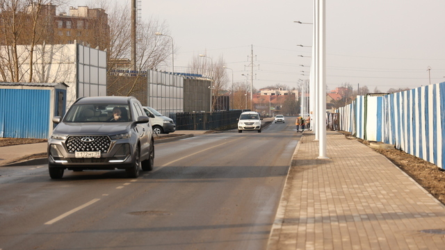 Весна в Калининграде началась с открытия движения по новой улице на Сельме