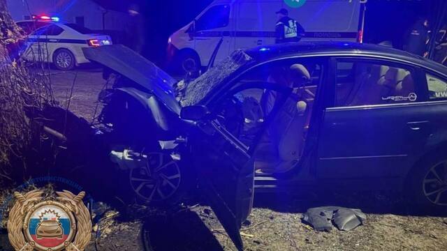 В Полесске подросток без прав сел за руль и врезался в дерево: пострадали четверо