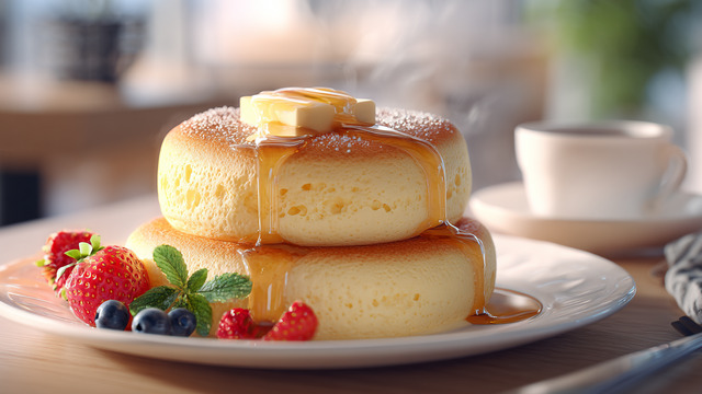Нежное наслаждение с облачной текстурой: готовим дома знаменитые японские панкейки