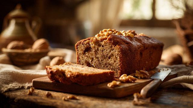 Куда использовать переспелые бананы: идеальный рецепт ароматного кекса с фруктами и орехами  