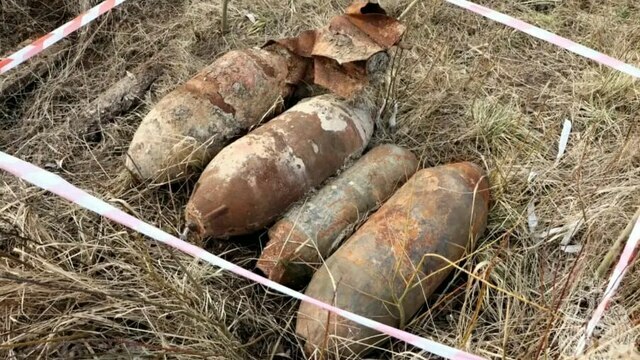 В Калининградской области уничтожили шесть авиабомб времён войны (фото)