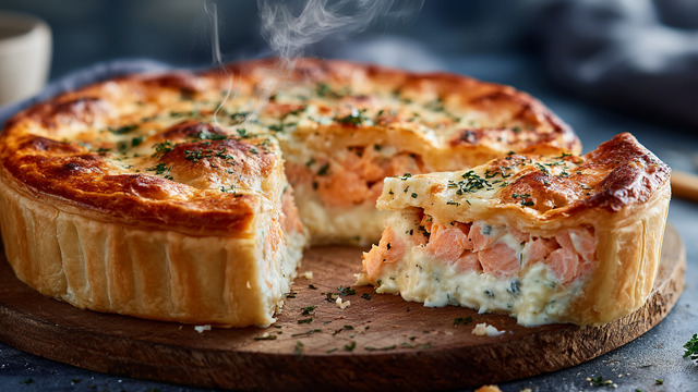 Гости съели всё до последней крошки: готовим сочный рыбный пирог со сливочным вайбом   