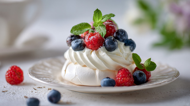 Ягодная корона на хрустящем облаке: как приготовить «Павлову» без единой трещинки   