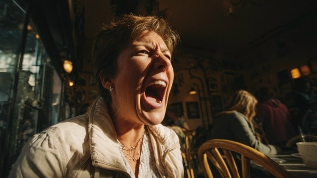 Калининградка разгромила прилавок в кафе восточной кухни, а хозяйке велела убираться в аул (видео)  