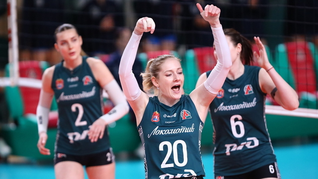 «Локомотив» пробился в полуфинал Кубка России: калининградские волейболистки одолели челябинок