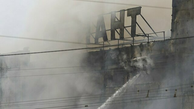 Павший в битве с огнём великан: что осталось от торгового центра «Гиант» на Московском проспекте (фоторепортаж)