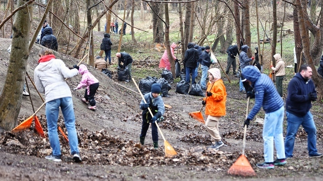 Мусор, грабли и губернатор: как Калининград начал большую весеннюю уборку 