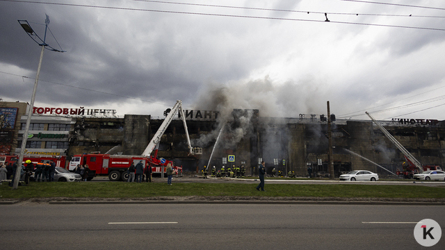 «Вода с потолка не лилась»: владелица магазина — о пожаре в ТЦ «Гиант»  