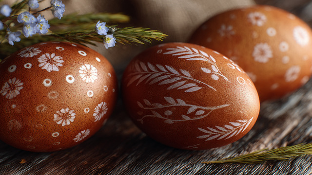 Пасхальный лайфхак: как красиво раскрасить коричневые яйца, когда все белые уже смели с полок 
