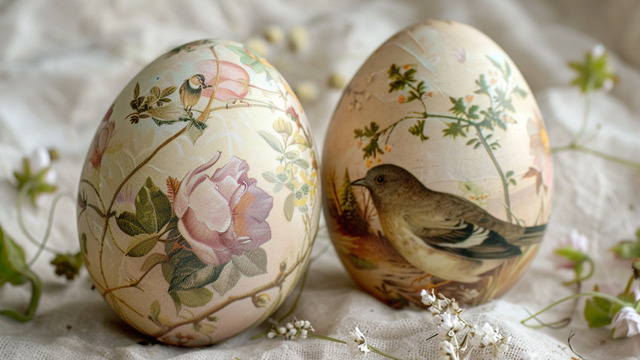 Пастельный рисунок в винтажном стиле: как украсить яйца на Пасху, чтобы вся семья ахнула от восторга 