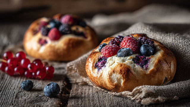 Вкус детства в деревне у бабушки: раскрываем секрет приготовления нежных ватрушек с творогом и ягодами