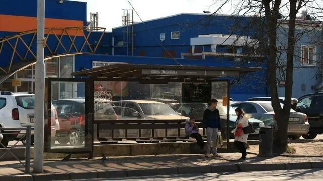 До осени в Калининграде установят 63 светодиодных табло для пассажиров