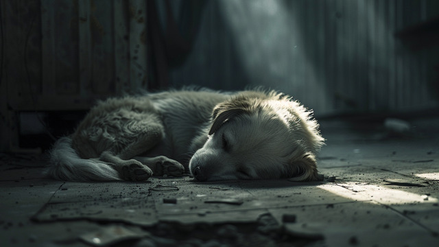 Сначала выла, потом могла только скулить: в Советске собаку закрыли в гараже, где она провела больше двух недель  