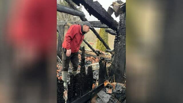 Из-за пожара в Багратионовском районе две семьи остались без крыши над головой (видео)  