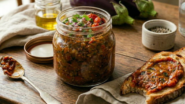 Идеально на завтрак, обед и ужин: как сделать домашнюю баклажанную икру, чтобы она получилась вкуснее магазинной