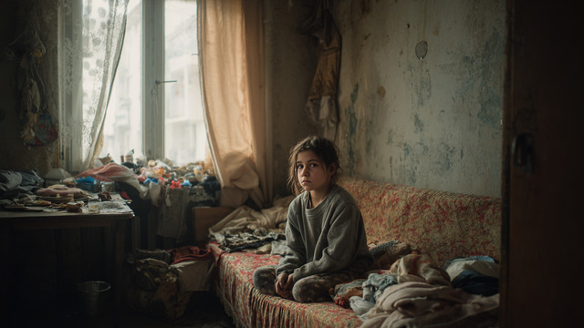 Спят на одном диване и не ходят в школу: шокирующие условия жизни шестерых детей в калининградской квартире  