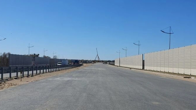 Транспортная развязка в районе проспекта Победы в Калининграде готова на 80%