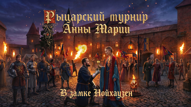 Средневековые танцы и бой на огненных мечах: в замке Нойхаузен в мае проведут рыцарские турниры 