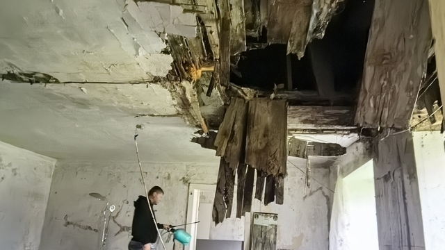 «Ночью раздался грохот»: в почти 200-летнем доме в Донском обрушился прогнивший потолок (фото)