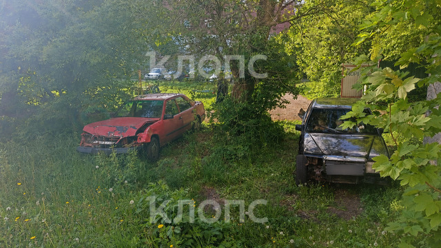 Калининградцев донимают незнакомцы, устроившие рядом с детской площадкой нелегальную авторазборку (видео)  