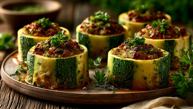 Все гости были в шоке от вкуса и оригинальной подачи: как приготовить самые сочные фаршированные кабачки 