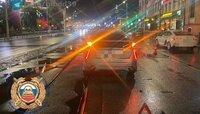 На Ленинском проспекте мужчина попытался перейти дорогу не по правилам и попал под колёса авто