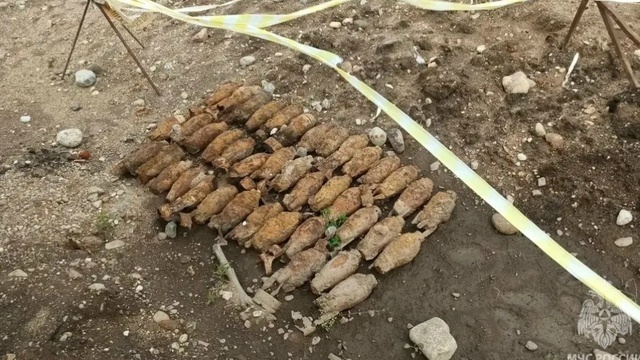 В двух районах Калининградской области нашли 42 авиабомбы времён войны (фото, видео)