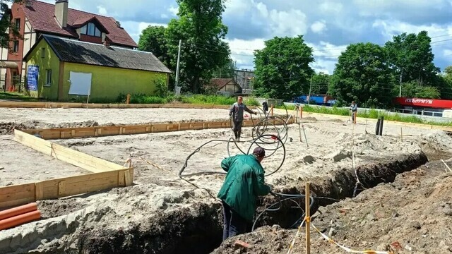 Быстро и современно: в Гвардейской больнице возводят модульную женскую консультацию