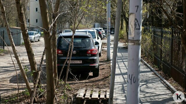 В районе улицы Фрунзе в Калининграде хотят построить новые парковки