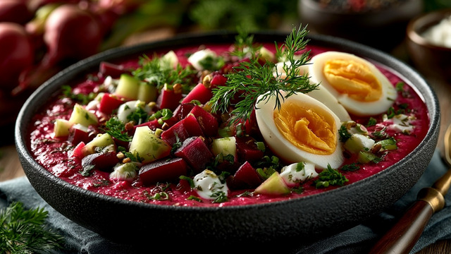 Прохлада, заряд витаминов и сытость на весь день: как приготовить вкусный свекольник со сметаной и зеленью