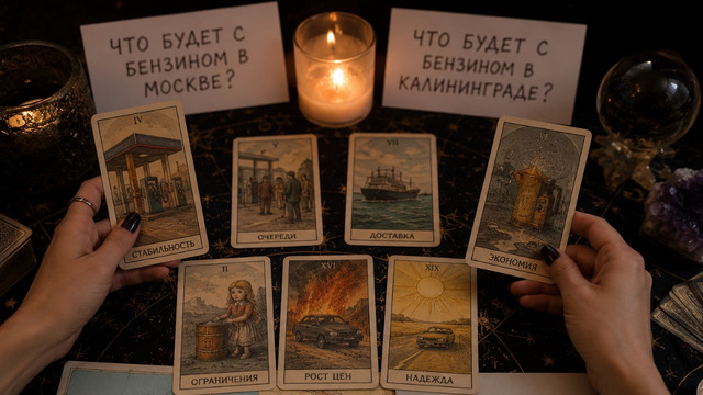 Карты Таро — калининградцам: бензиновый кризис не будет вечным, по ценам выпала справедливость