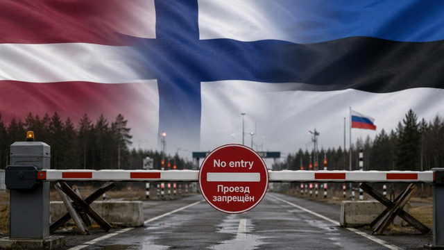 С 1 июля Россия закрыла несколько пунктов пропуска через границу с Финляндией, Эстонией и Латвией