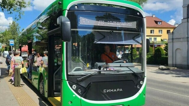 Электробус «Синара»  возит калининградцев в тестовом режиме