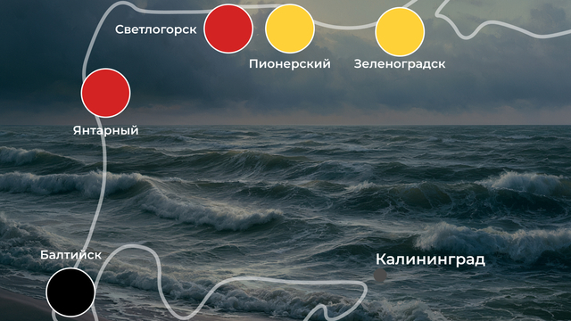 Если и купаться, то не глубже, чем по колено: ситуация на калининградском побережье 13 июля