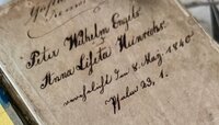 В музей кирхи Рудау передали Библию XIX века, хранящей историю одной семьи (фото)  