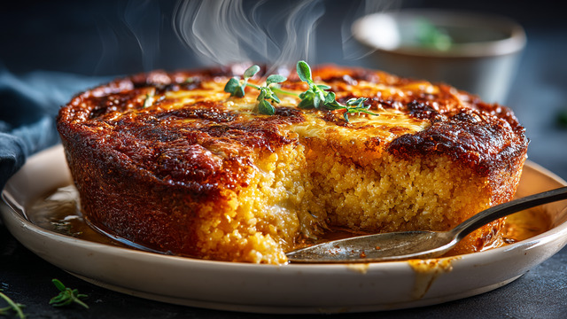 Слоёная текстура и нежный вкус: как приготовить творожную запеканку с кускусом и медовой пропиткой — рецепт