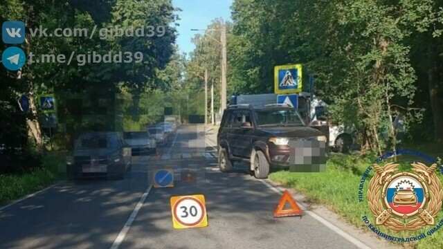 В Светлогорске УАЗ на зебре сбил мужчину