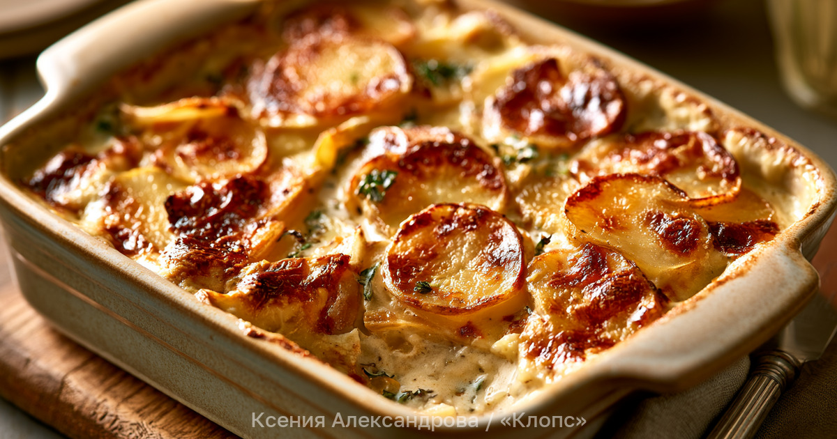 Самая простая запеканка без мяса: готовим дома картофельный гратен с нежнейшим сливочным соусом