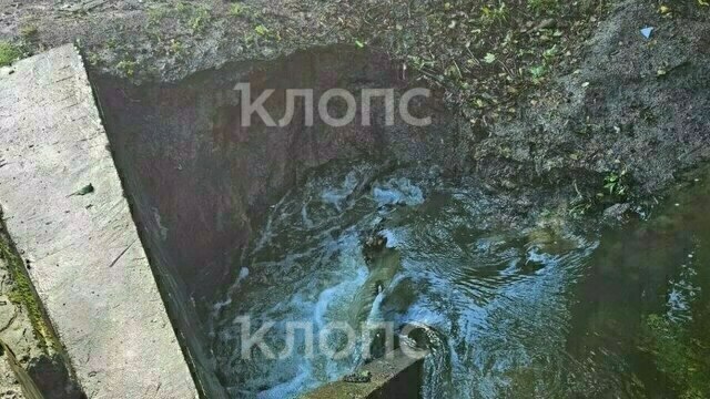 В Калининграде после ливней у Летнего озера начали размываться берега возле двух мостов (фото)